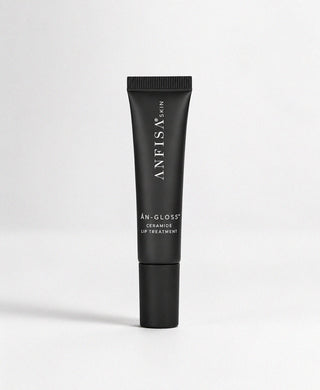 Anfisa Skin ÂN-GLOSS Ceramide Lip Treatment tube in Berry Crumble.