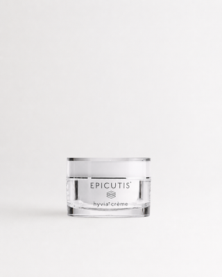 Epicutis Hyvia Crème moisturizer container.