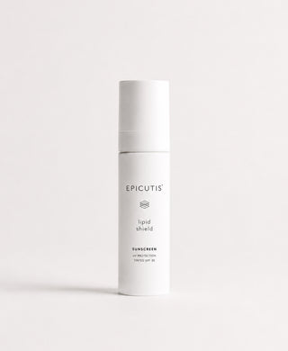 Epicutis Lipid Shield SPF 30 tinted mineral sunscreen.