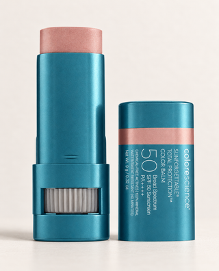 Colorescience Sunforgettable Total Protection Color Balm SPF 50 sticks.