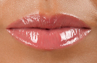 Anfisa Skin Berry Crumble lip tint swatch on skin.