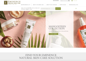 Link for Eminence Organic Skincare from Facelogic Upland